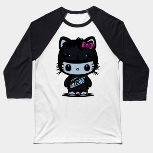 Emo kitty Baseball T-Shirt